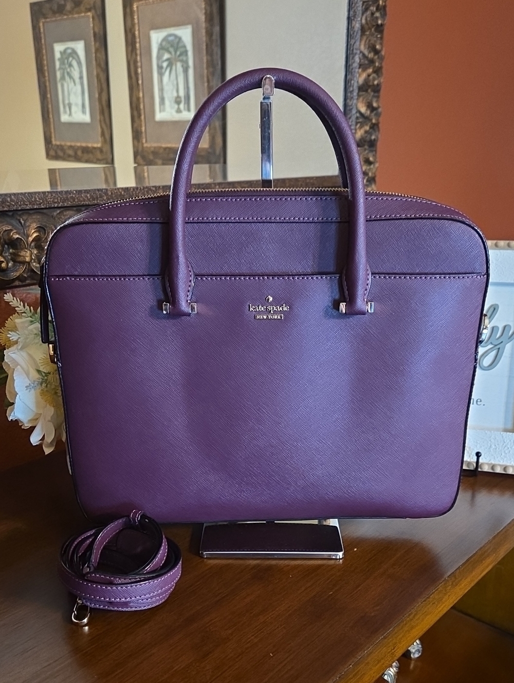 **SOLD**Kate Spade 13" Saffiano Laptop Bag - Picture 5 of 17